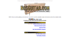 Desktop Screenshot of nosguitar.com